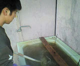 (クリックして拡大表示) 温湯消毒 真剣です 温湯消毒 真剣です