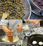 (クリックして拡大表示) 自家製おやきはママの味 自家製おやきの製造