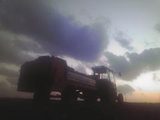 (クリックして拡大表示) 雨のち堆肥散布 夕焼けがきれいでした