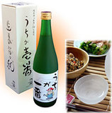 (クリックして拡大表示) 内山農産オリジナル純米酒のプレゼント企画開始! 内山農産オリジナル純米酒『うちが壱番』720ml
