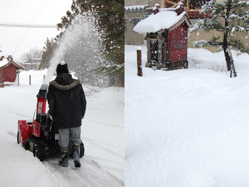 (クリックして拡大表示) もうすぐ大寒 雪 除雪