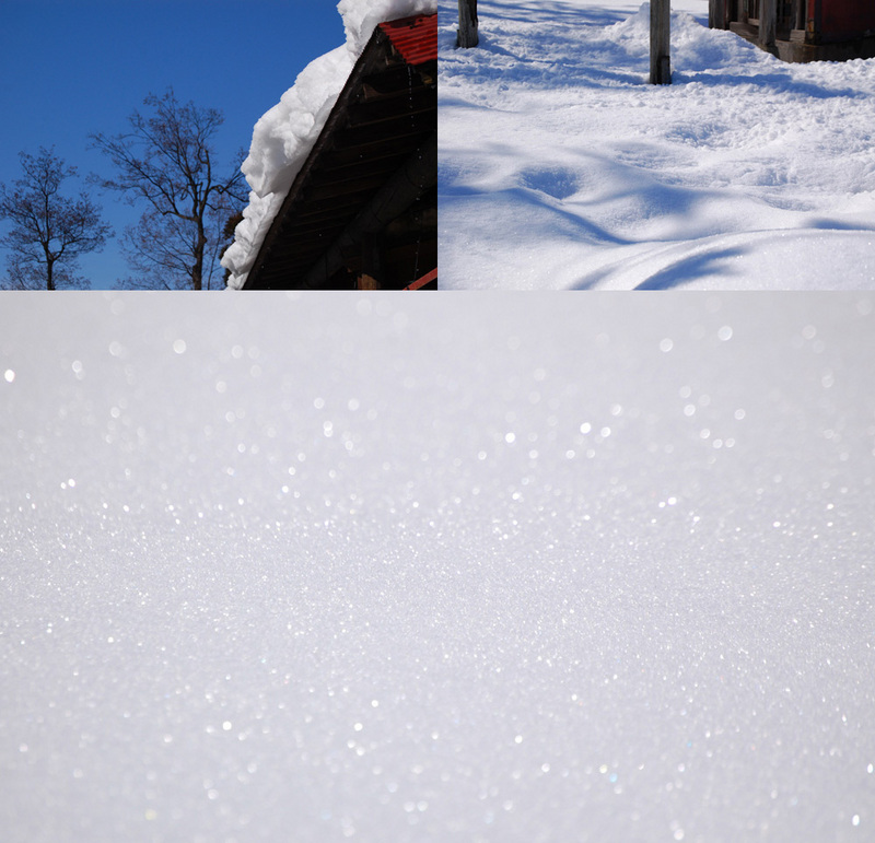 (クリックして拡大表示) 青空と雪の白 青空と雪の白