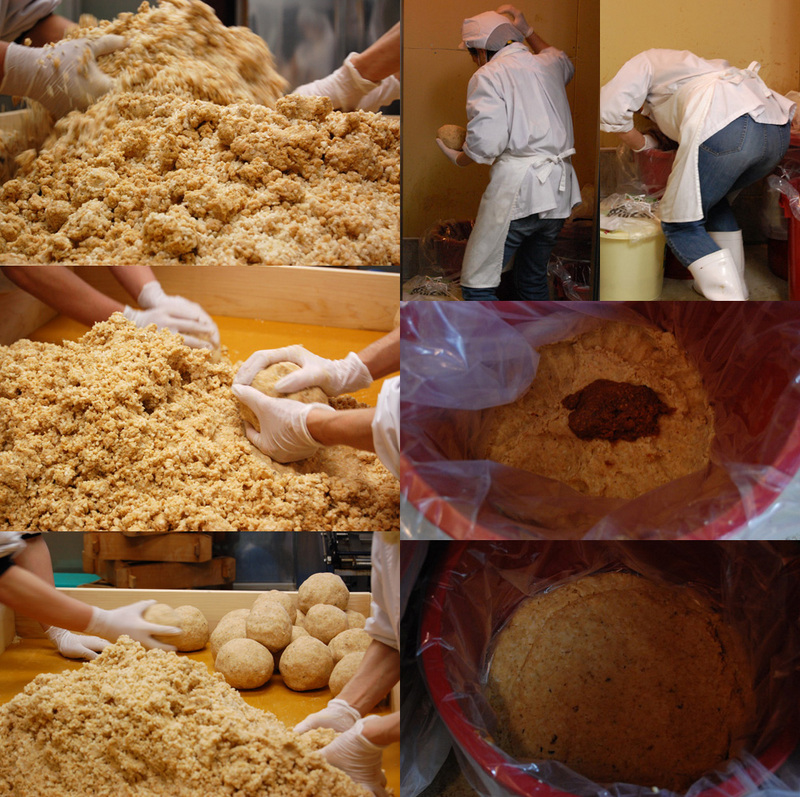 (クリックして拡大表示) 今年最後の味噌仕込み 味噌の仕込み