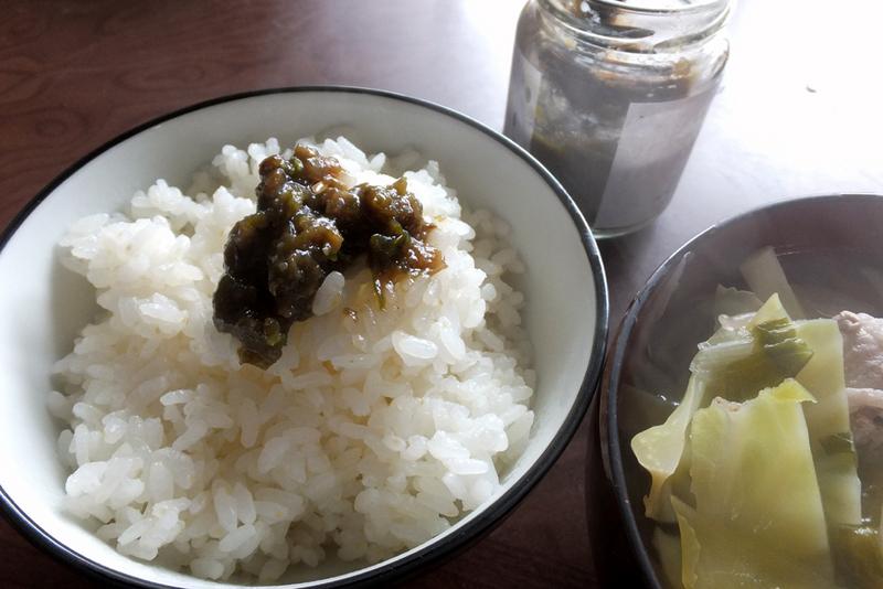 (クリックして拡大表示) フキ味噌 フキ味噌